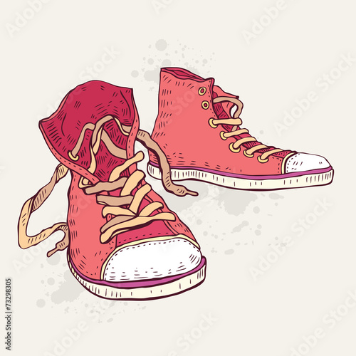 Sport shoes. Sneakers.