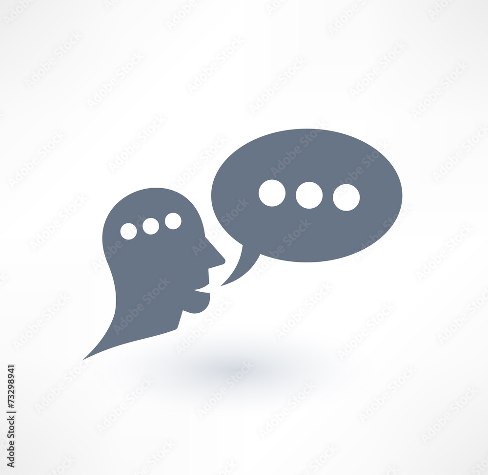 Chat, dialogue and communication icon. Logo design. Chat, dialogue and communication icon. Logo design.