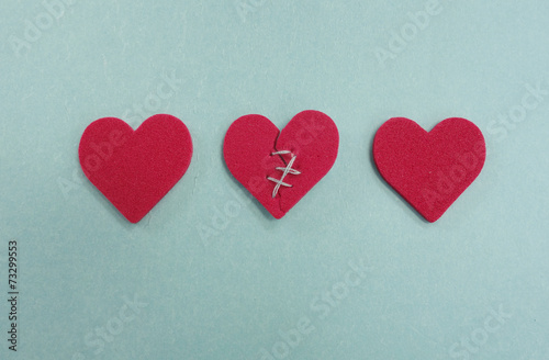 Three hearts