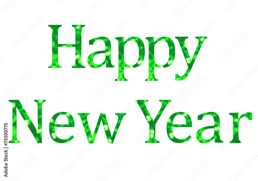 Bokeh New Year letters Bokeh New Year letters