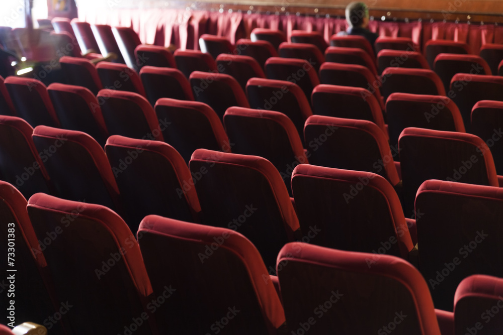 Fototapeta premium Theatre chairs