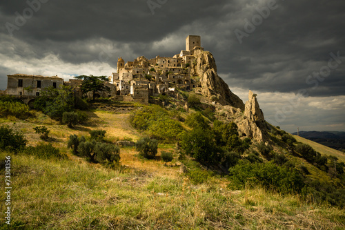 Craco al tramonto