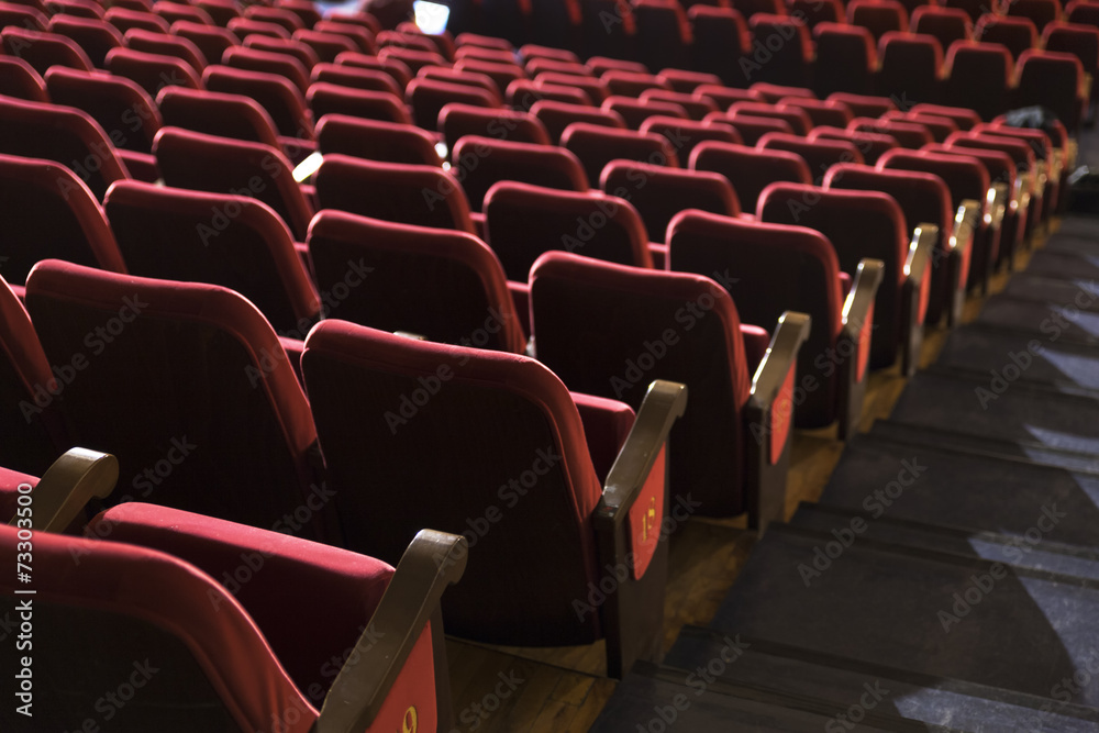 Fototapeta premium Theatre chairs