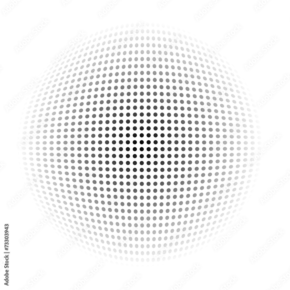 Dotted background, vector.