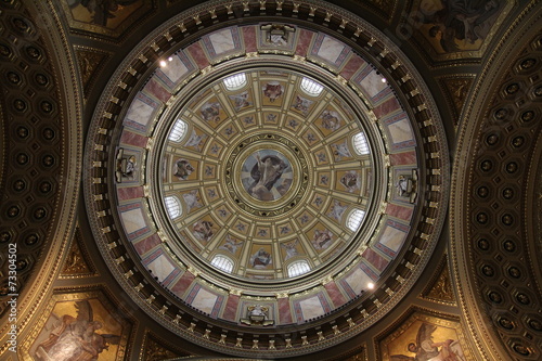 the dome of Saint Stephen's Basilica © jirafkanatee