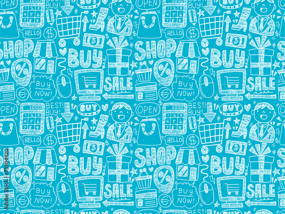 doodle business pattern doodle business pattern