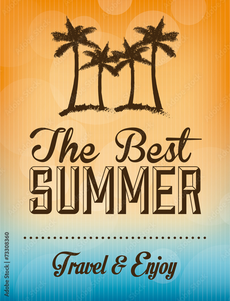 Naklejka premium summer design