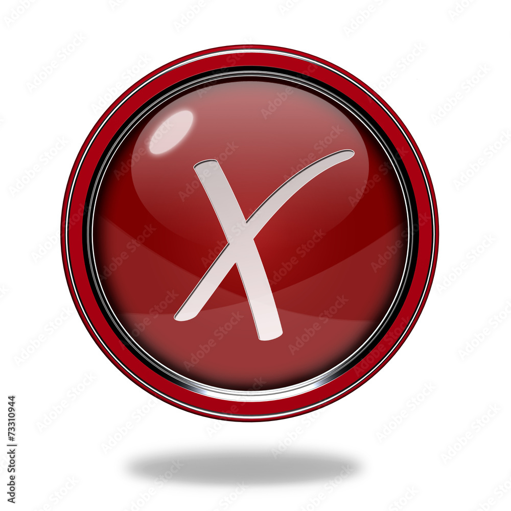 Obraz premium check circular icon on white background