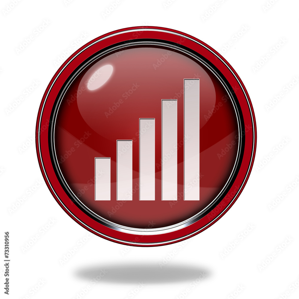 signal circular icon on white background signal circular icon on white background