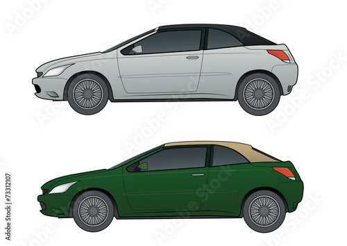 Cabrio, markenneutrales Modell