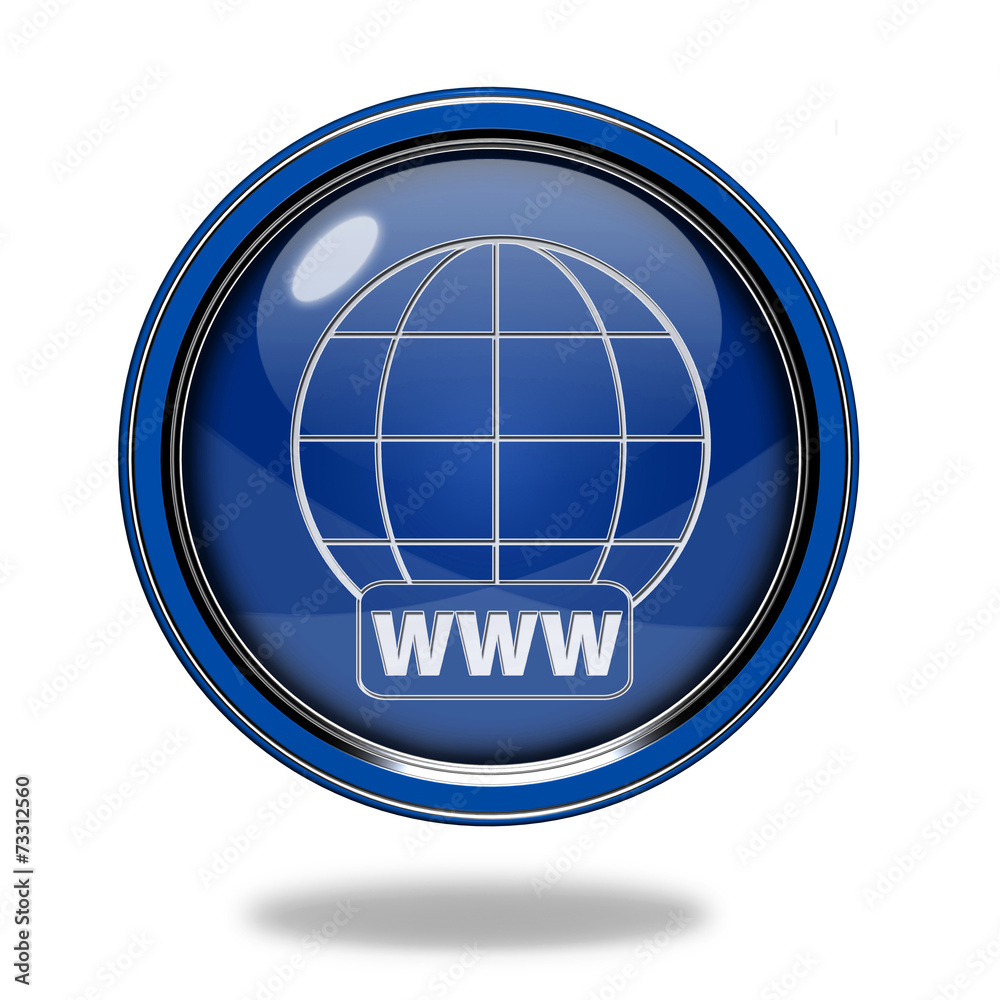 www circular icon on white background www circular icon on white background