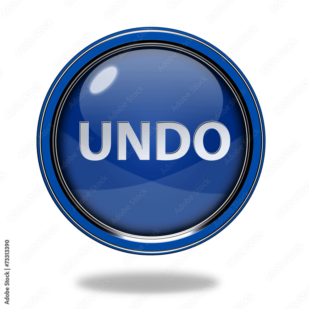 undo circular icon on white background undo circular icon on white background