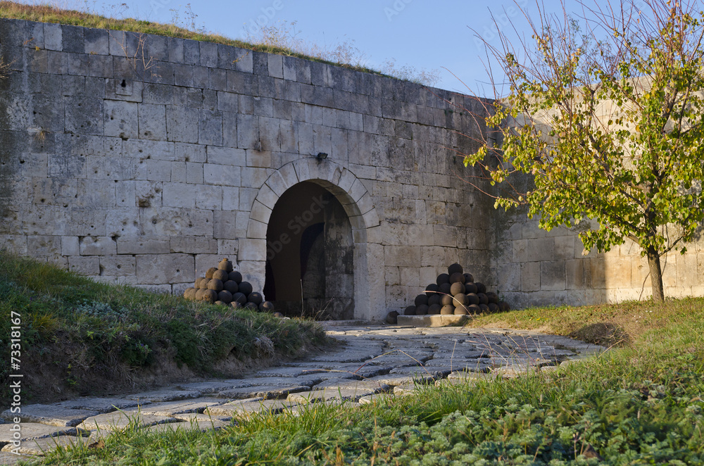 Medjit Tabia one old fortification stronghold near Silistra