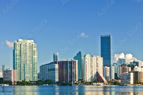 City of Miami Florida, summer panorama