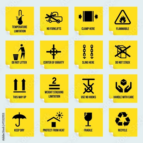 Handling and packing symbols