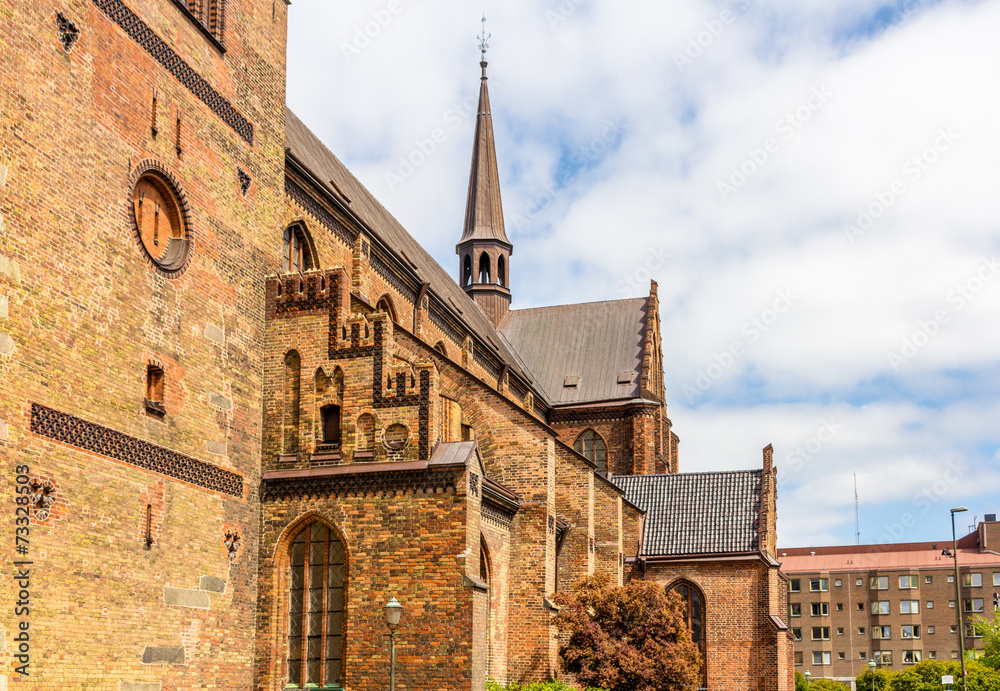 Details of St Petri Cathedral in Malmo, Sweden Details of St Petri Cathedral in Malmo, Sweden