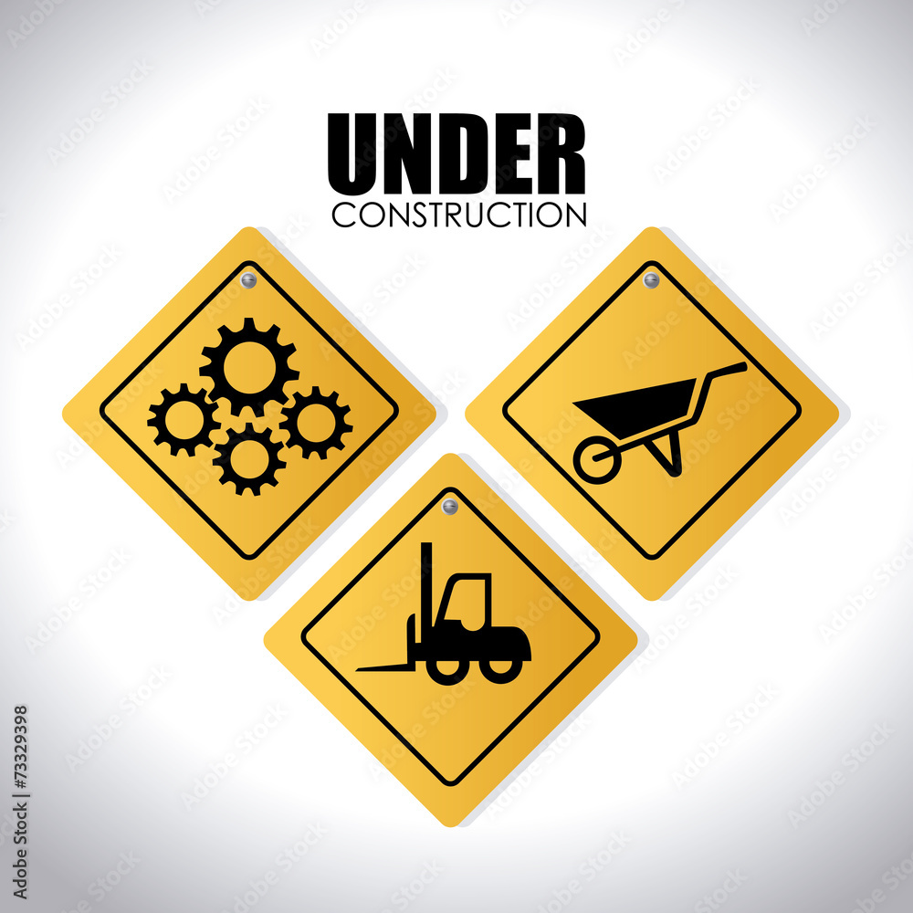 Under construction design Under construction design