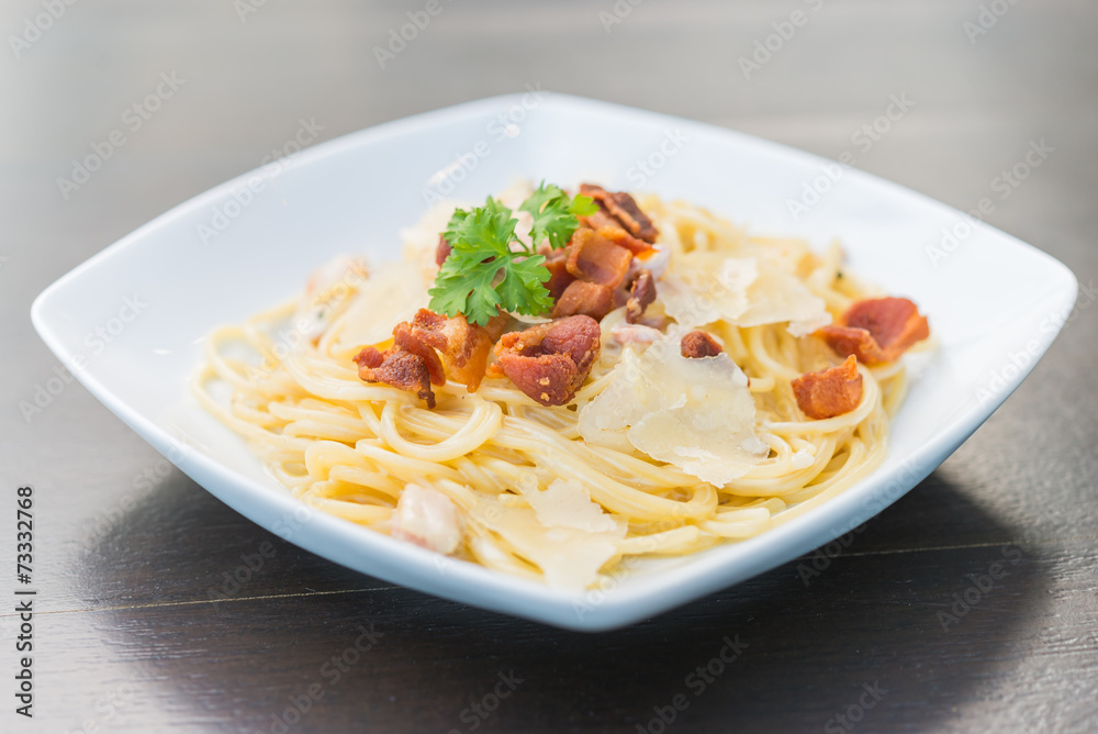 Spaghetti carbonara Spaghetti carbonara