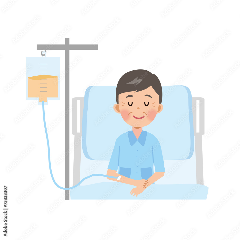 入院 イラスト 男性 Stock Vector Adobe Stock