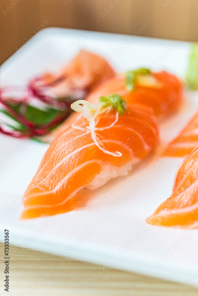 Salmon sushi