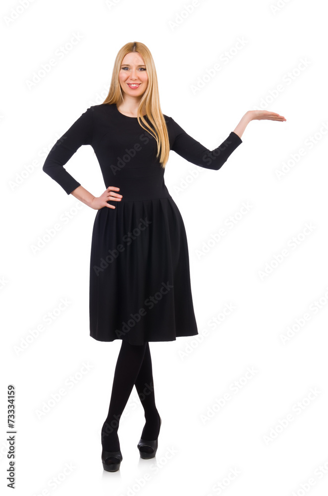 Woman isolated on the white background Woman isolated on the white background