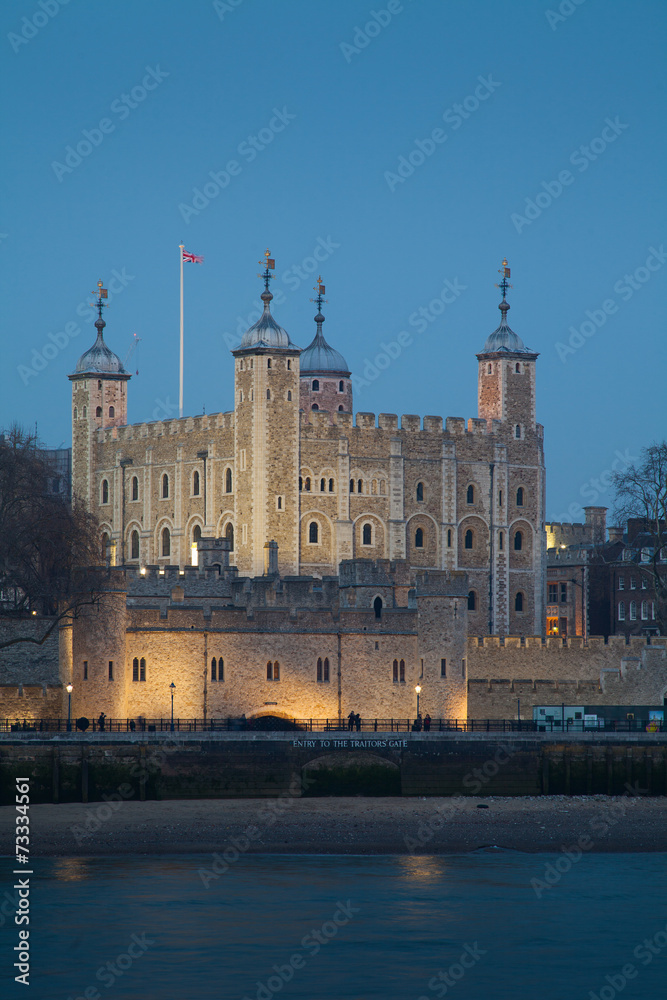 Tower of London at Night, england, uk