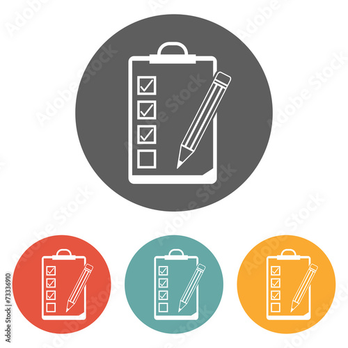 clipboard pencil icon