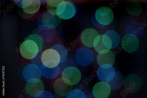 Multicolored bokeh