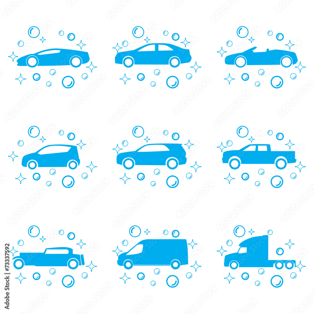 Car wash vector