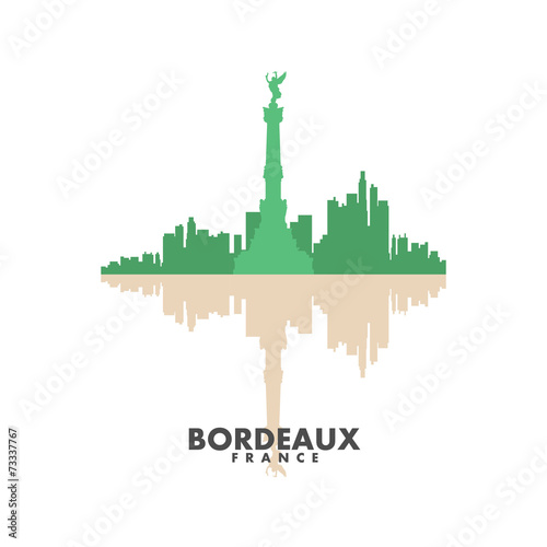 Vector silhouettes of the city