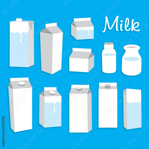 Milk Pack Vector