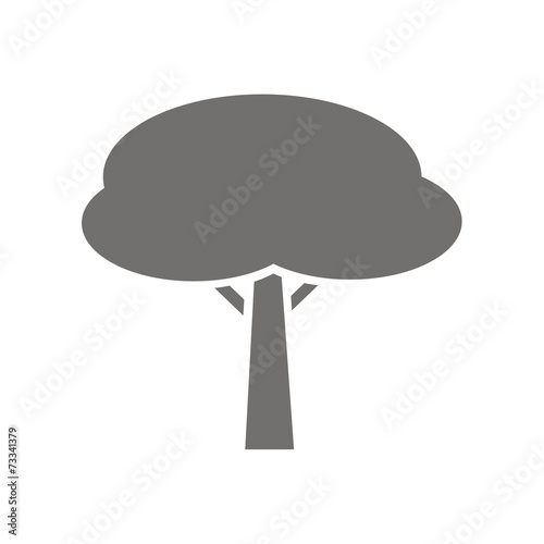 Icono árbol pino piñonero FB