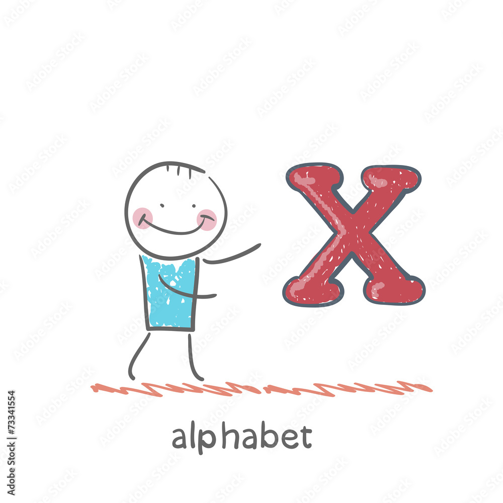 man standing with a letter of the alphabet man standing with a letter of the alphabet