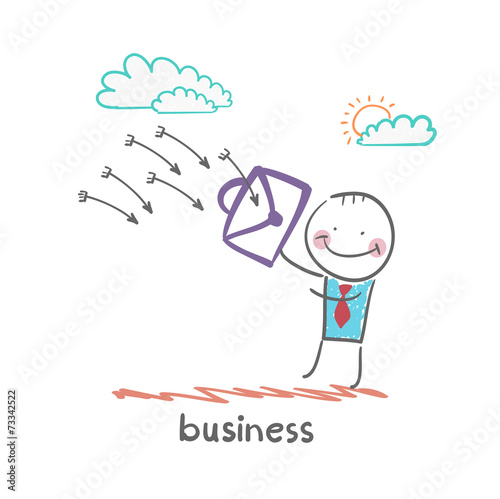 businesswoman defends from arrows portfolio