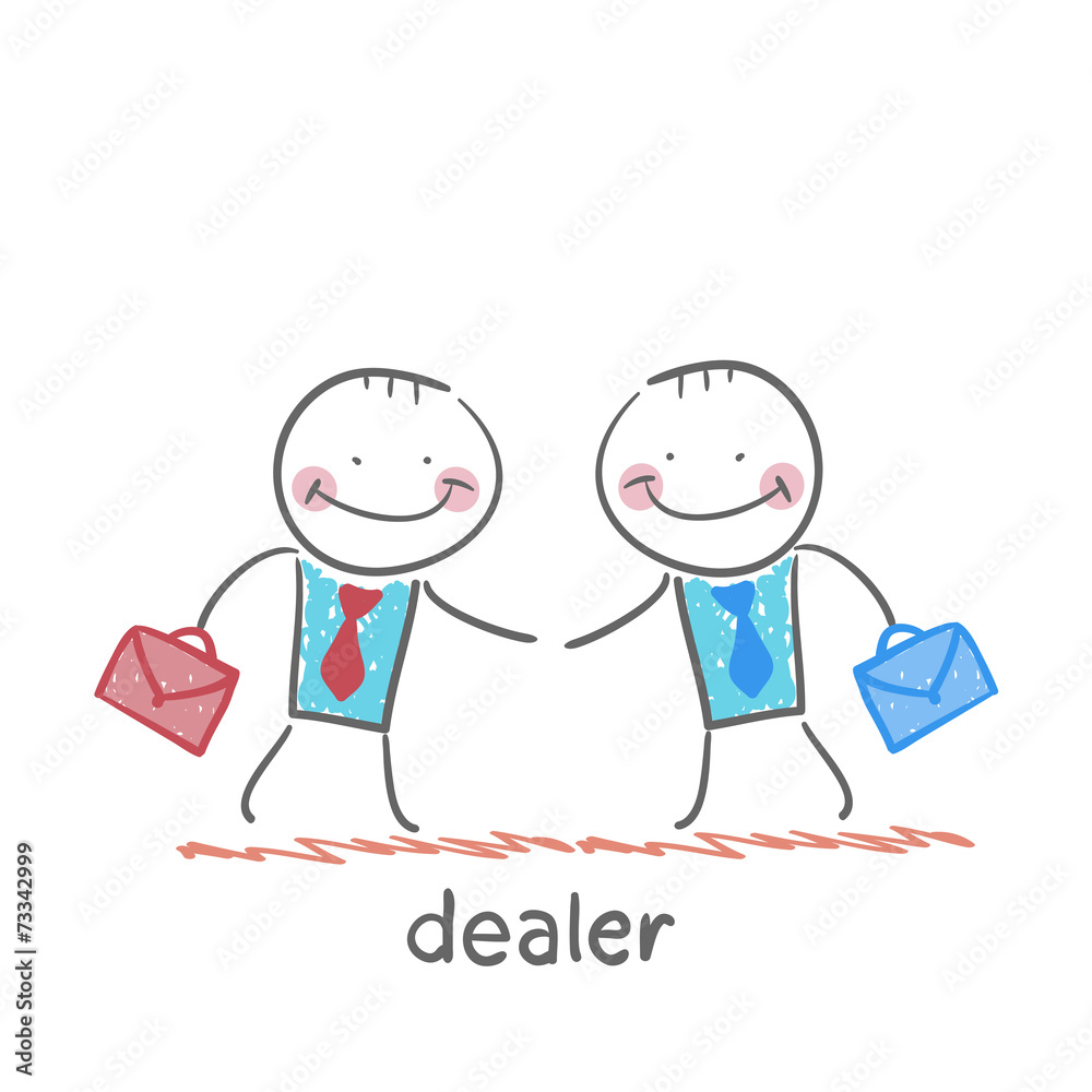 dealer thinks about currencies, house, car, money dealer thinks about currencies, house, car, money