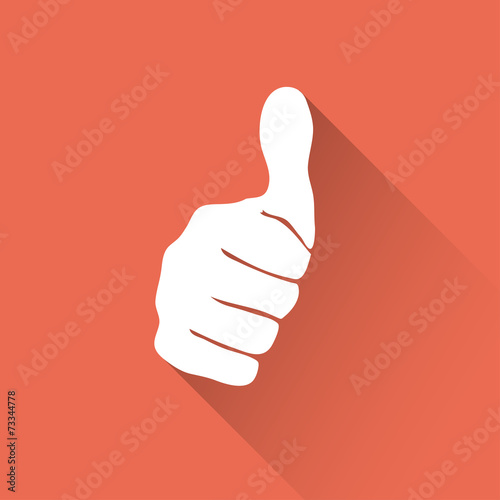 Vector sign thumb up