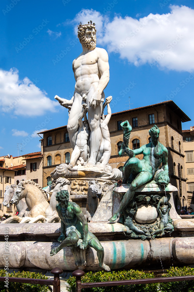 Neptune Statue in Florence