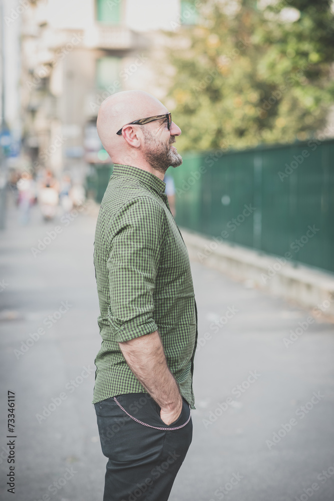 handsome middle aged man