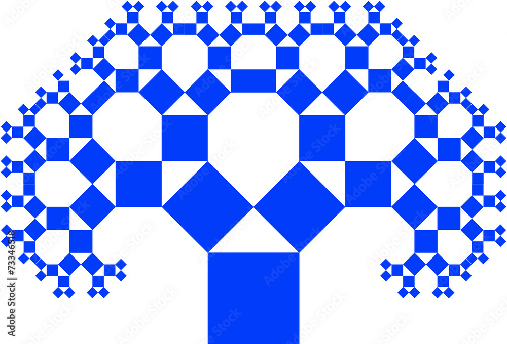 Fototapeta premium Pythagoras tree