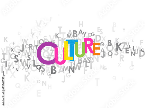 Mosaïque de Lettres "CULTURE" (spectacles expositions société)