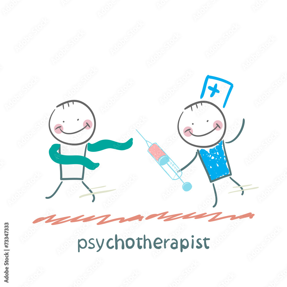 psychotherapist with a syringe catching up with the crazy psychotherapist with a syringe catching up with the crazy