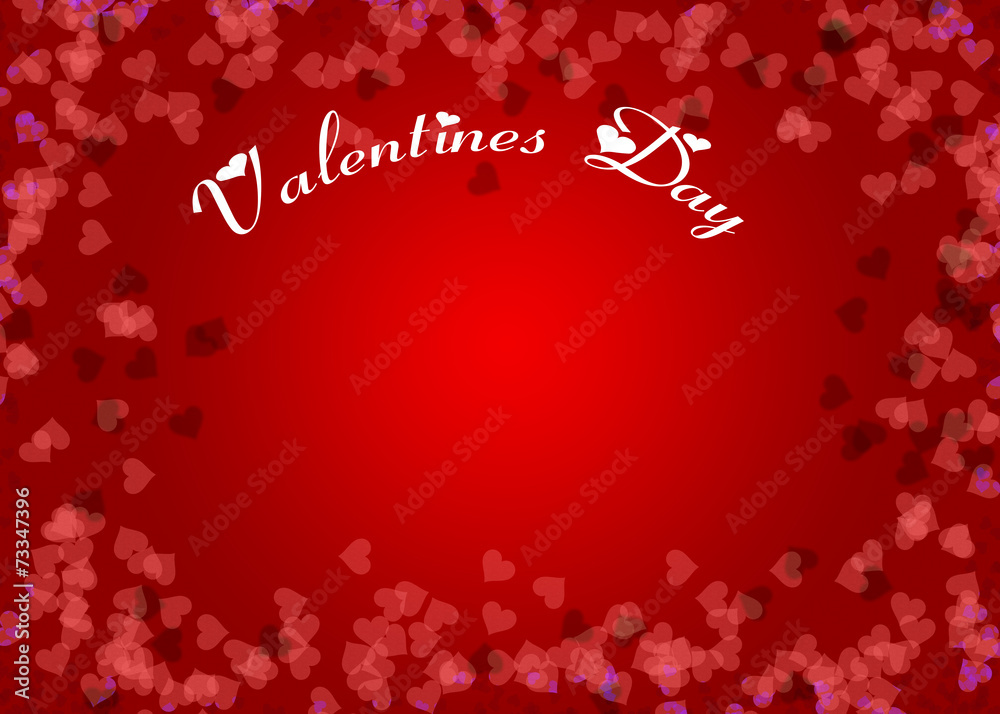 Shiny hearts bokeh light Valentine's day background Shiny hearts bokeh light Valentine's day background