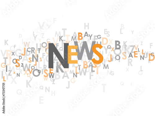 "NEWSLETTER" Letter Collage (customer services info marketing)