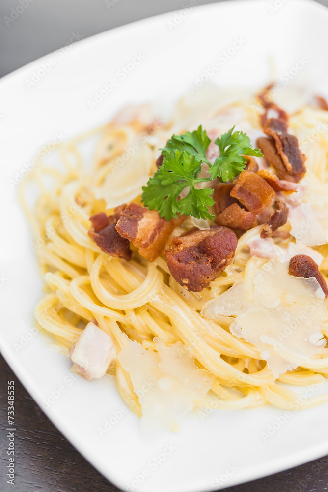 Spaghetti carbonara Spaghetti carbonara