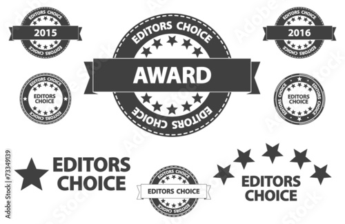 Editors Choice Quality Product Award Retro Icons