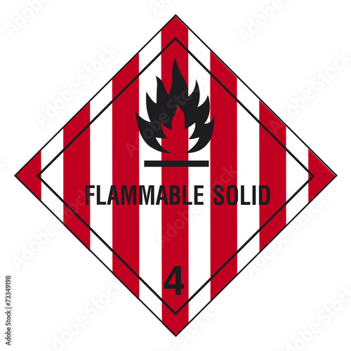 Hazardous materials sign