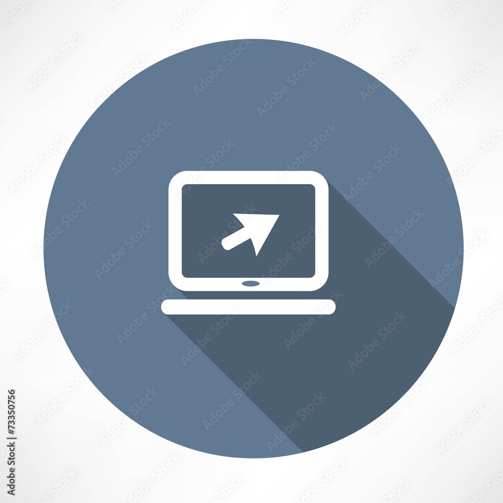 Laptop sign icon Laptop sign icon