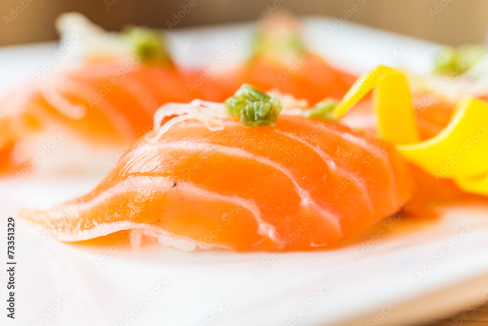 Salmon sushi