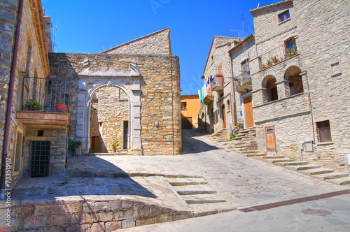 Alleyway. Guardia Perticara. Basilicata. Italy. photo