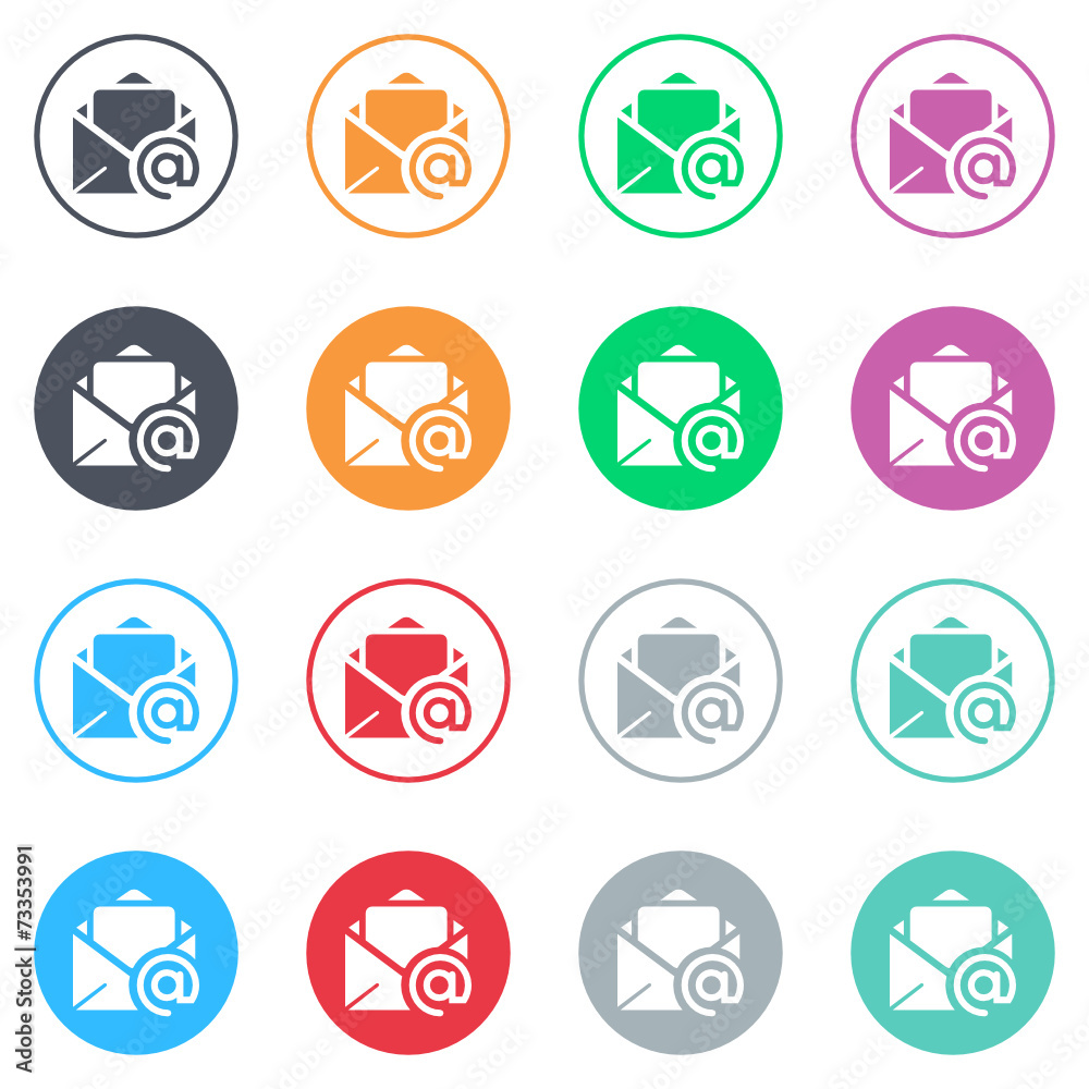 Vector flat iButtons Vector flat iButtons